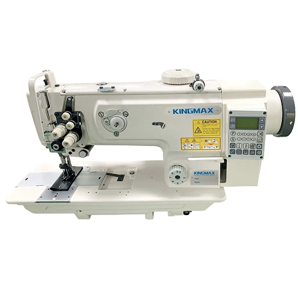 Máquina de coser de pespunte de pespunte móvil y alimentación de unión de aguja 1 y 2 de accionamiento directo-de alta velocidad
