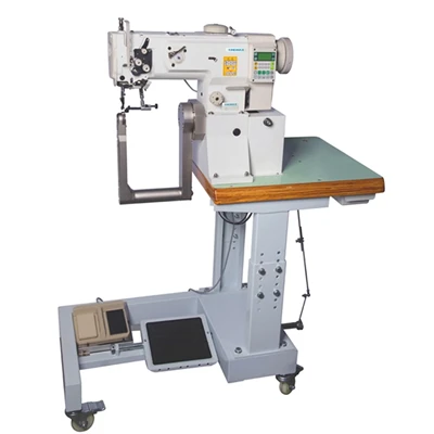 Máquina de coser de zapatos con brazo en U